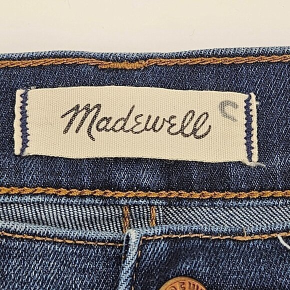 Madewell 10" High Rise Skinny Jeans Medium Wash Women’s Size 26 Classic Denim - Picture 3 of 10